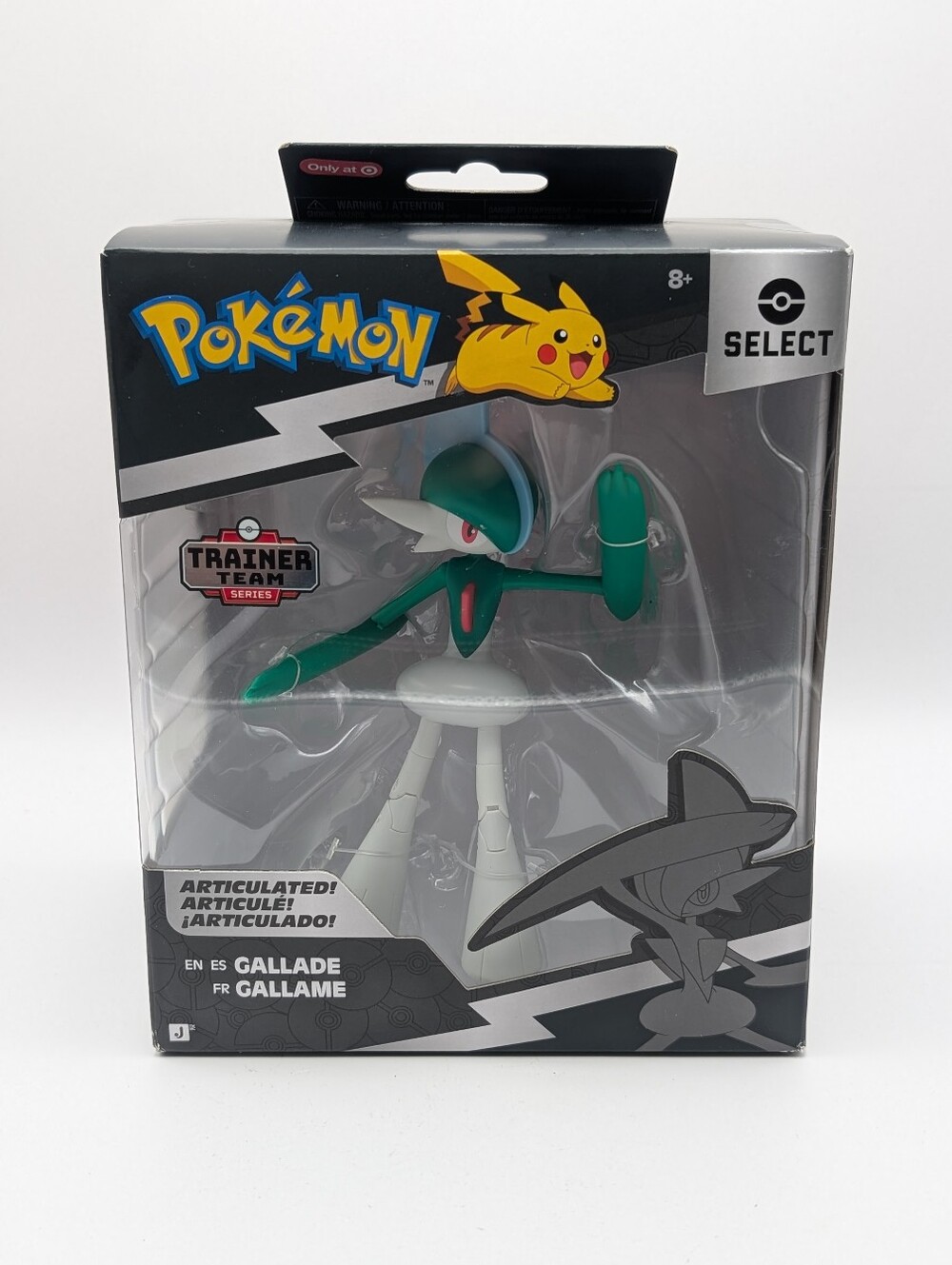 NIB Pokémon Gallade 6" Articulated Action Figure Pokémon Select Trainer Team